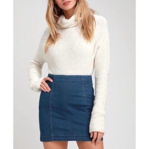 Free People Denim Skirt